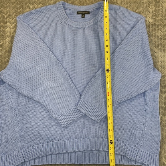 Banana Republic Cable Knit 3/4 Sleeve High Low Oversized Sweater.  Size XL. - Picture 5 of 7